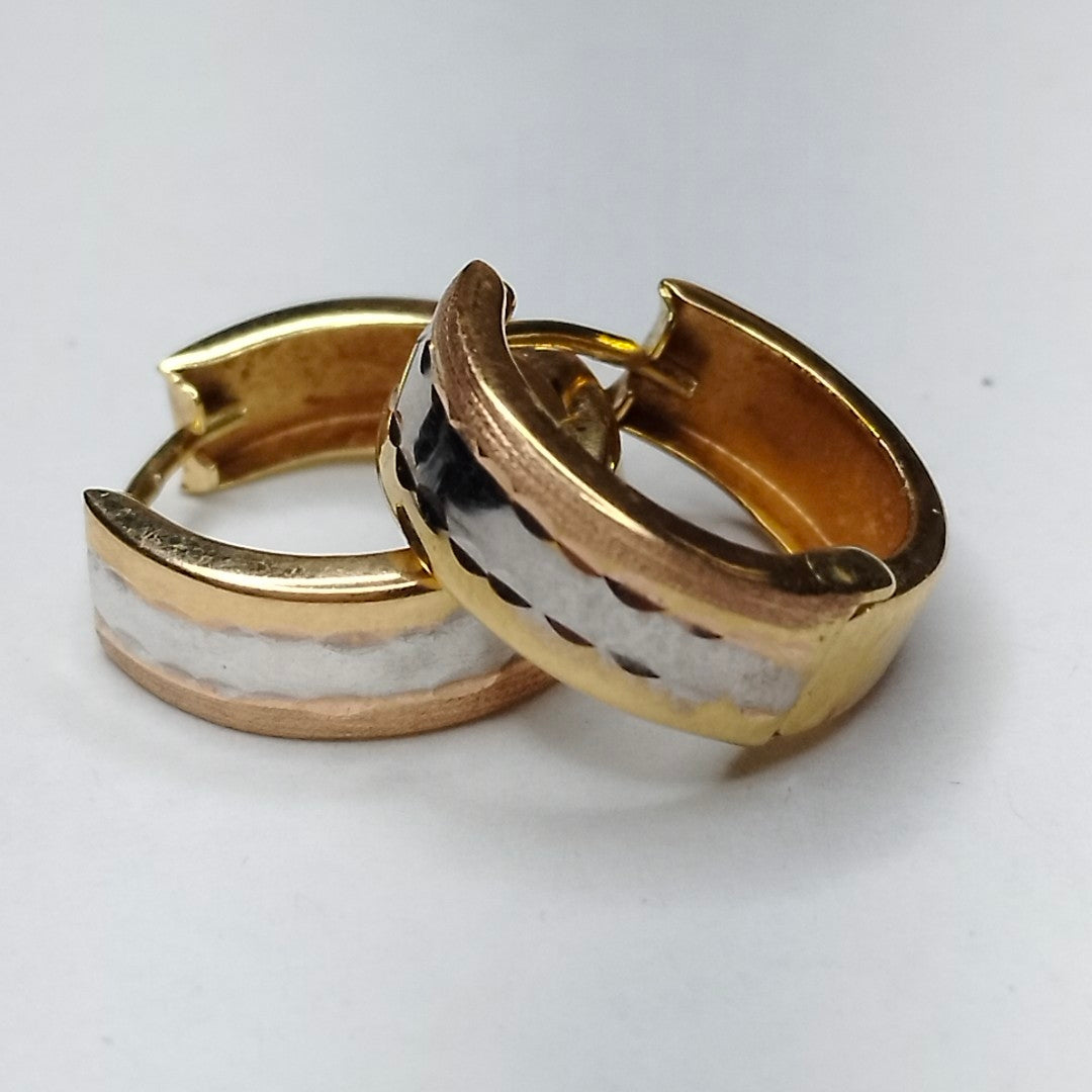 ARRACADAS PAR ORO 14 K 2,00 GRMS (SEMINUEVO)