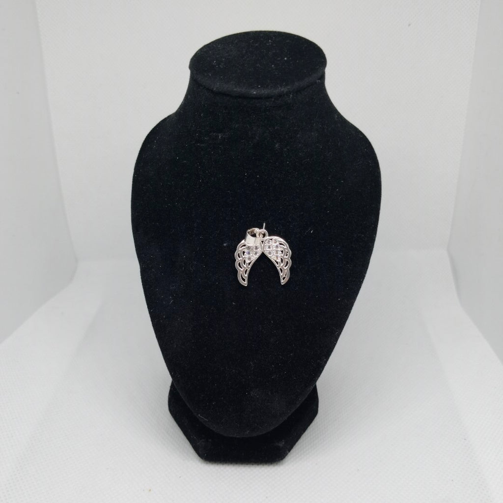 DIJE ALAS C/CIRCONIAS PLATA .925 2.4 GR (NUEVO)