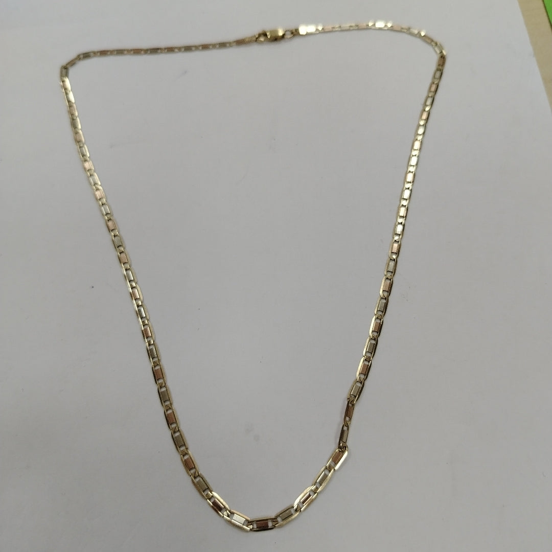 CADENA ORO, ORO COMBINADO 10 K 7.3 GRMS (SEMINUEVO)