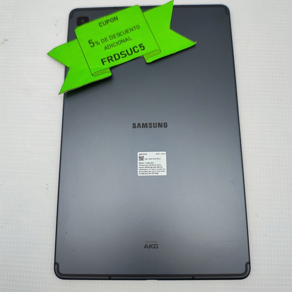 TABLETA SAMSUNG GALAXY TAB S6 LITE SM-P620 (2024) 128 GB 4 GB RAM (SEMINUEVO)