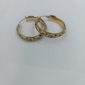 ARRACADAS PAR ORO 14 K 5.4 GRMS (SEMINUEVO)