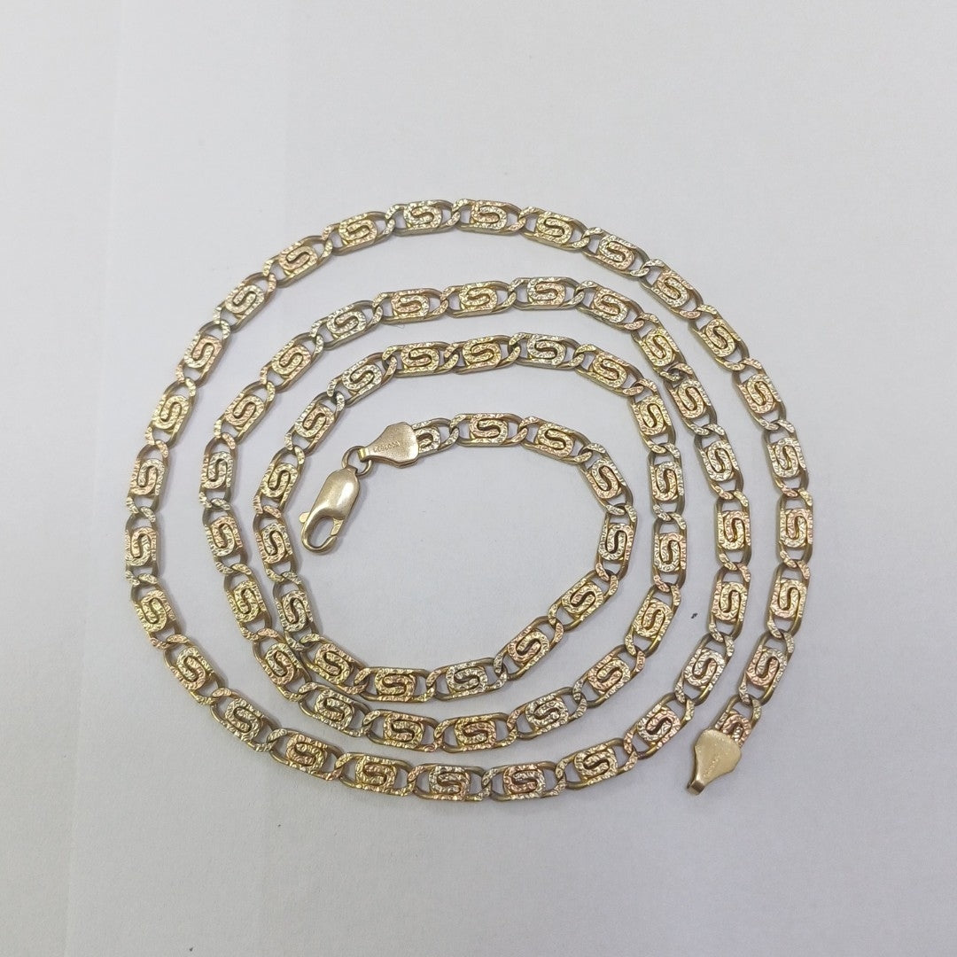 CADENA ORO,ORO COMBINADO 14 K 30,20 GRMS (SEMINUEVO)