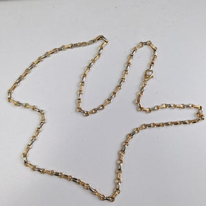 CADENA ORO COMBINADO 14 K 20.3 GRMS (SEMINUEVO)