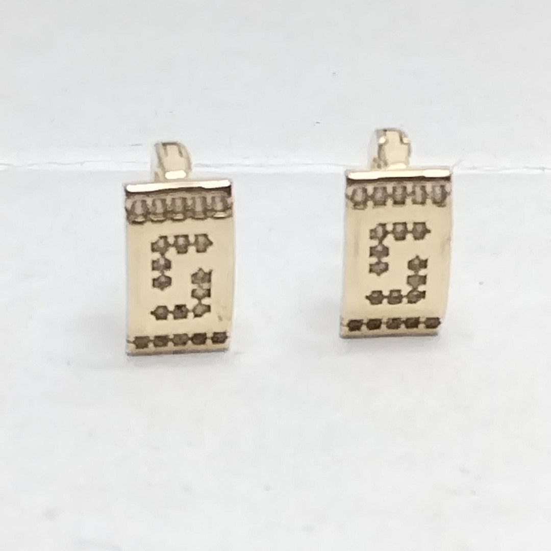 ARRACADAS PAR ORO 14 K 2.4 GRMS (SEMINUEVO)