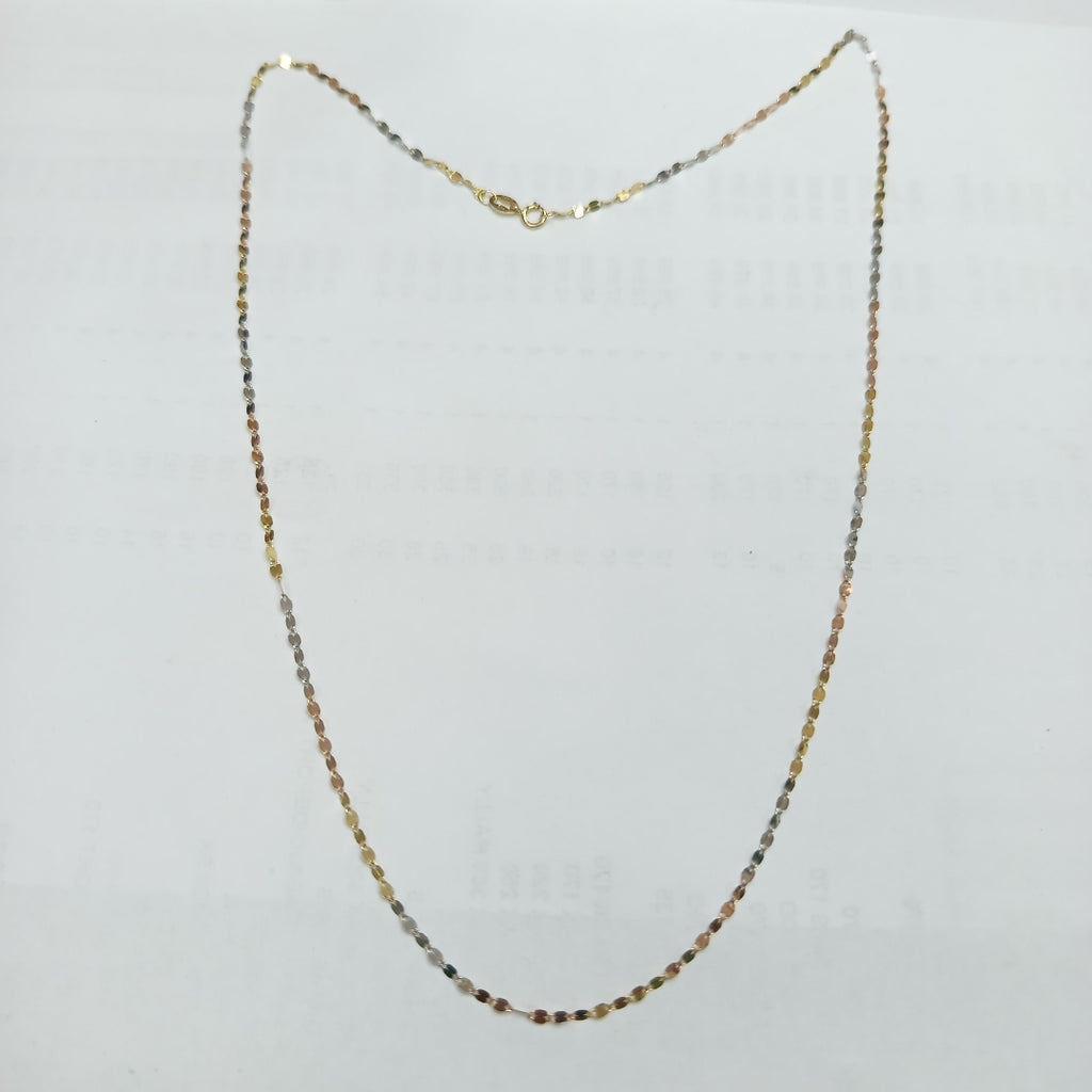 CADENA ORO,ORO COMBINADO 14 K 0,90 GRMS (SEMINUEVO)