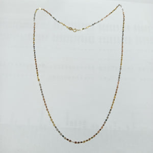 CADENA ORO,ORO COMBINADO 14 K 0,90 GRMS (SEMINUEVO)
