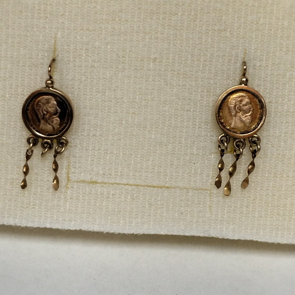 ARETES PAR ORO 14 K 2,20 GRMS (SEMINUEVO)
