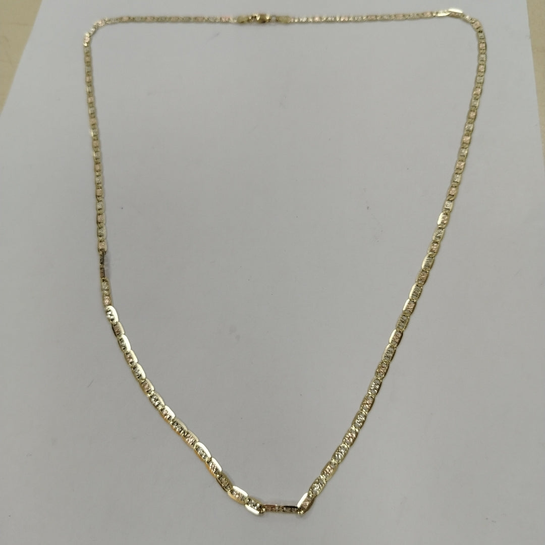 CADENA ORO, ORO COMBINADO 14 K 11.6 GRMS (SEMINUEVO)