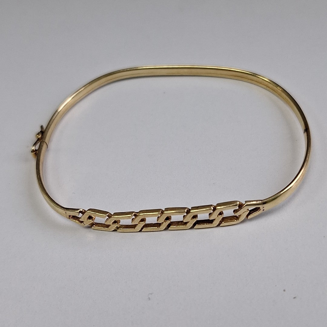 PULSERA RIGIDA ORO 14 K 6 GRMS (SEMINUEVO)