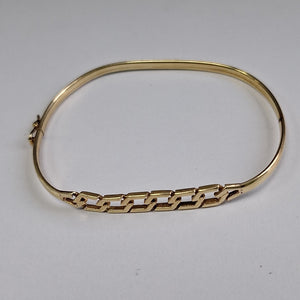 PULSERA RIGIDA ORO 14 K 6 GRMS (SEMINUEVO)