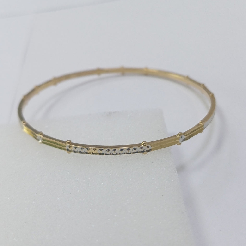 PULSERA RIGIDA ORO 18 K 9,90 GRMS (SEMINUEVO)