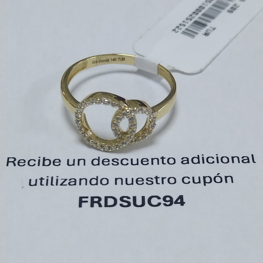 ANILLOS DAMA ORO 14K 1.9 (NUEVO)