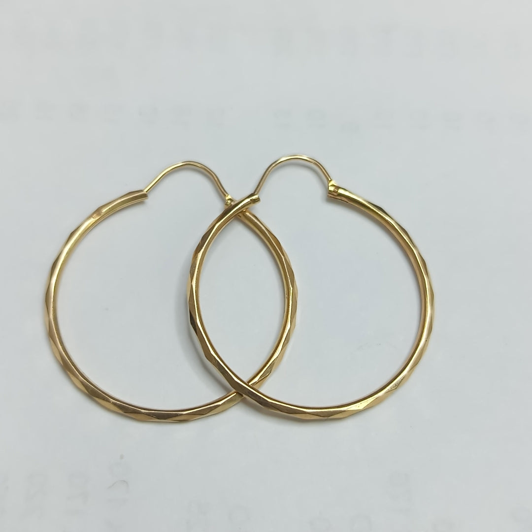 ARRACADAS PAR ORO 14 K 2 GRMS (SEMINUEVO)