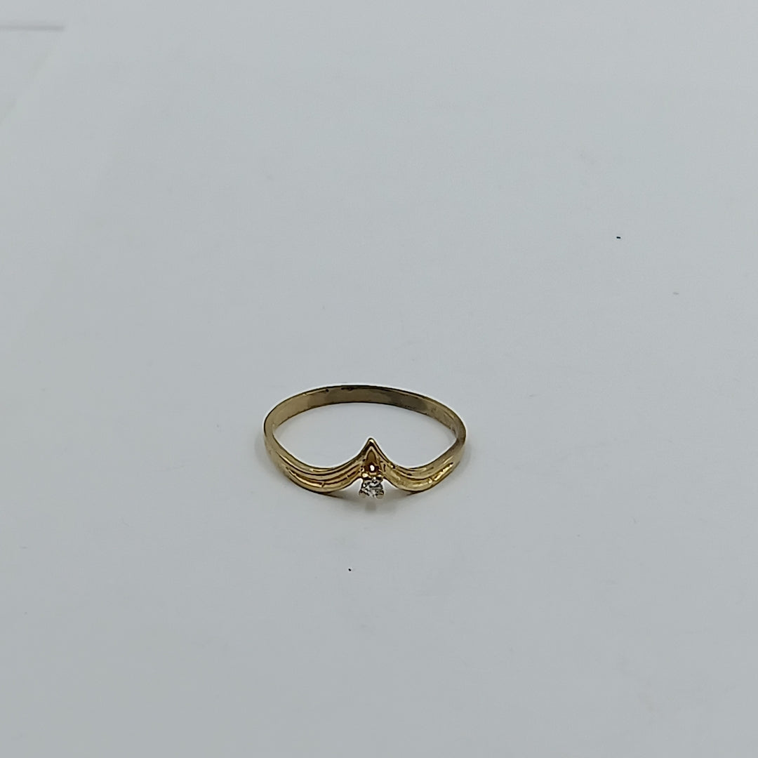 ANILLO ORO 10 K 0.8 GRMS (SEMINUEVO)