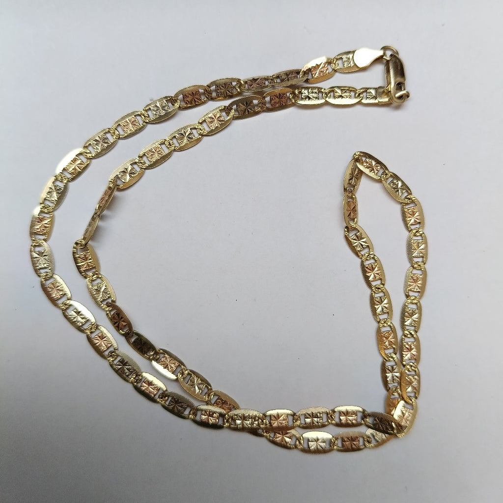 CADENA ORO COMBINADO 14 K 13,30 GRMS (SEMINUEVO)
