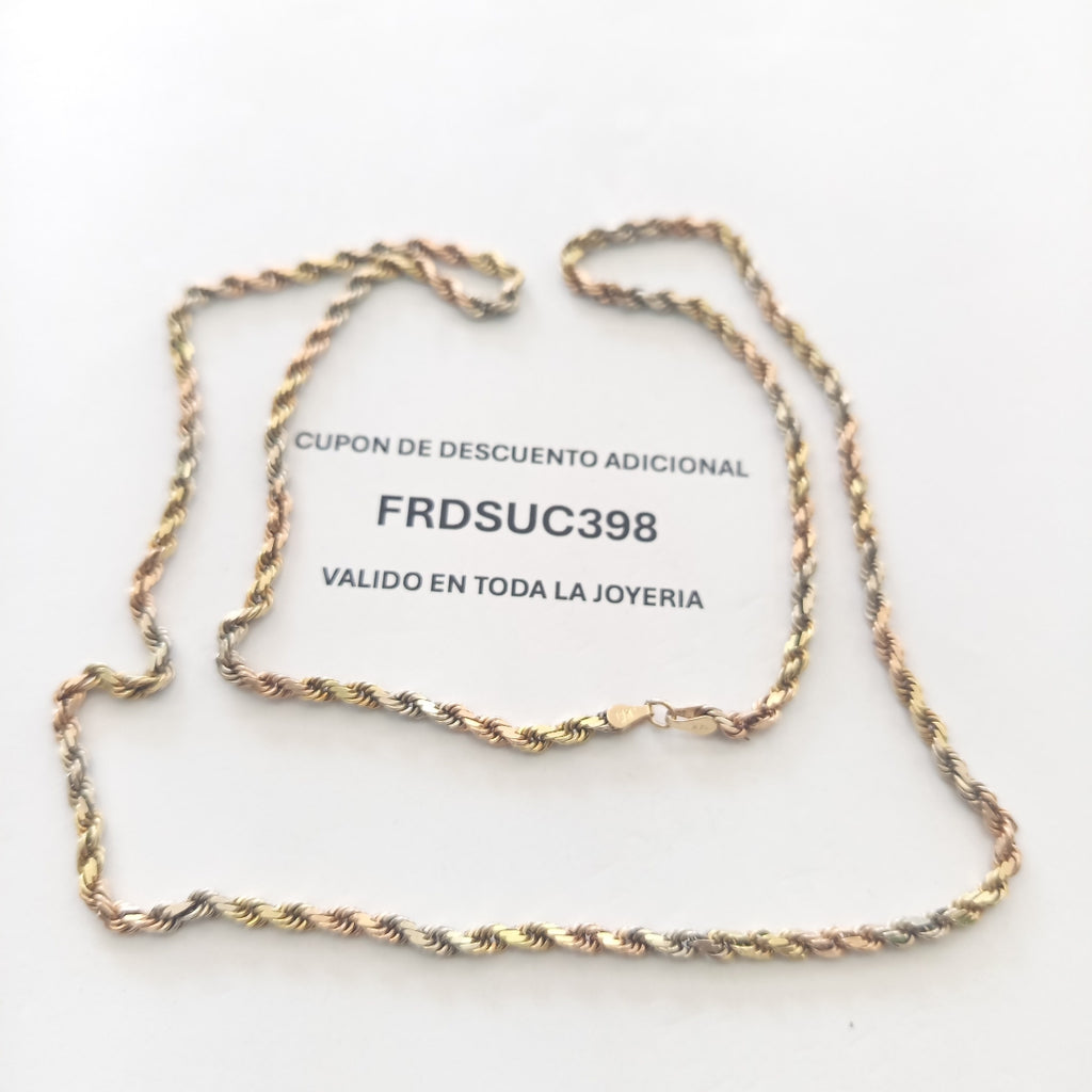 CADENA ORO 14 K 24.1 GRMS (SEMINUEVO)