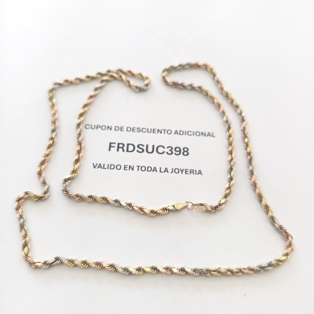 CADENA ORO 14 K 24.1 GRMS (SEMINUEVO)
