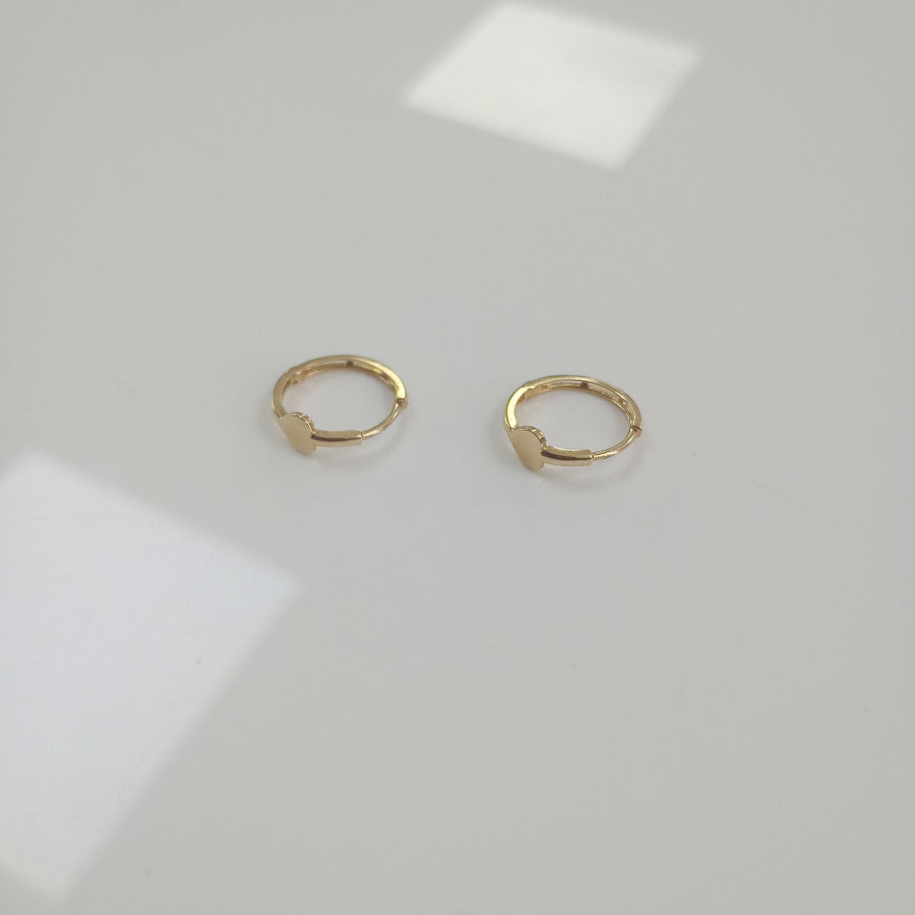 ARRACADAS PAR ORO 14 K 1.3 GRMS (SEMINUEVO)