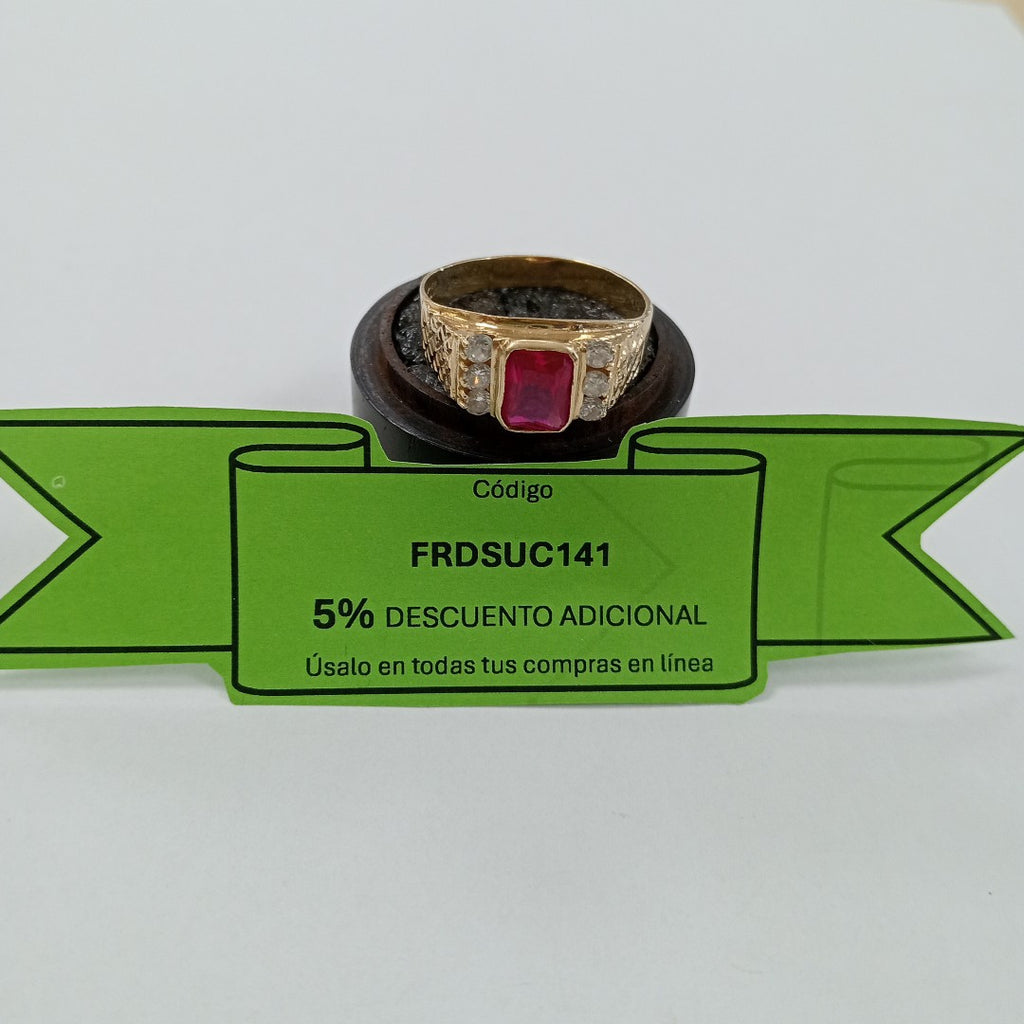 ANILLO ORO 10 K 4,40 GRMS (SEMINUEVO)