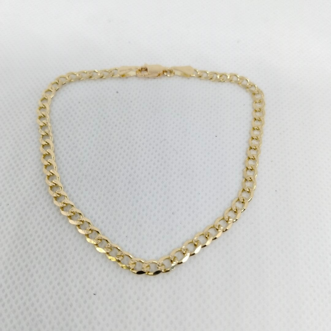 PULSERAS BARBADA ORO 14K 21 CM 5.3 GR (NUEVO)