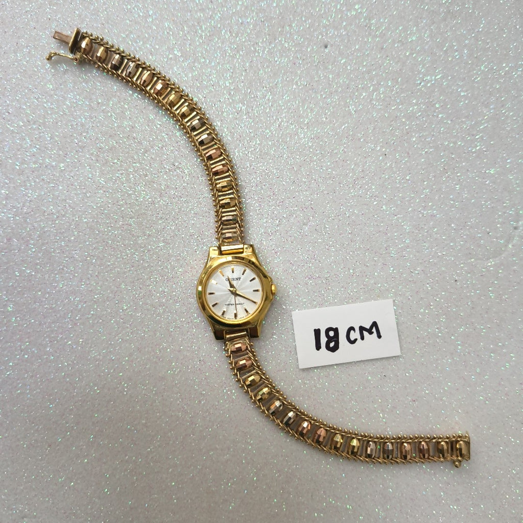 RELOJ CAJA ACERO PULSO ORO ORO 10 K 17.6 GRMS (SEMINUEVO)