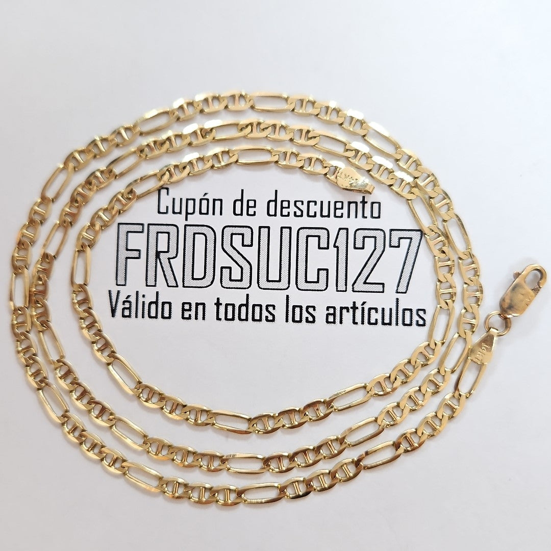 CADENA ORO 14 K 7.9 GRMS (SEMINUEVO)