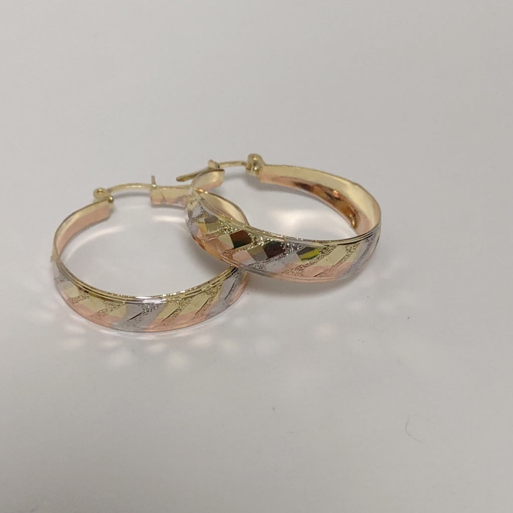 ARRACADAS PAR ORO 14 K 2,90 GRMS (SEMINUEVO)