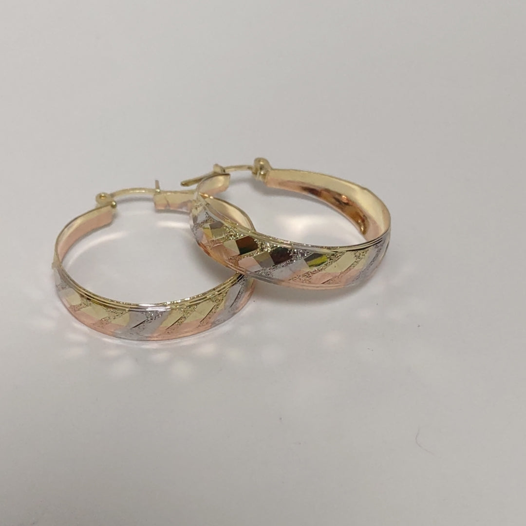 ARRACADAS PAR ORO 14 K 2,90 GRMS (SEMINUEVO)