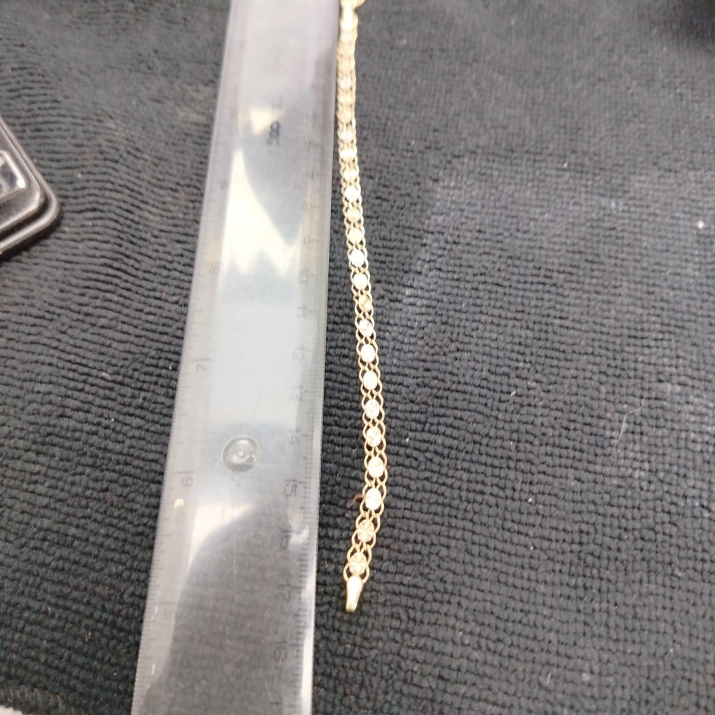 PULSERA ORO COMBINADO 10 K 2.7 GRMS (SEMINUEVO)