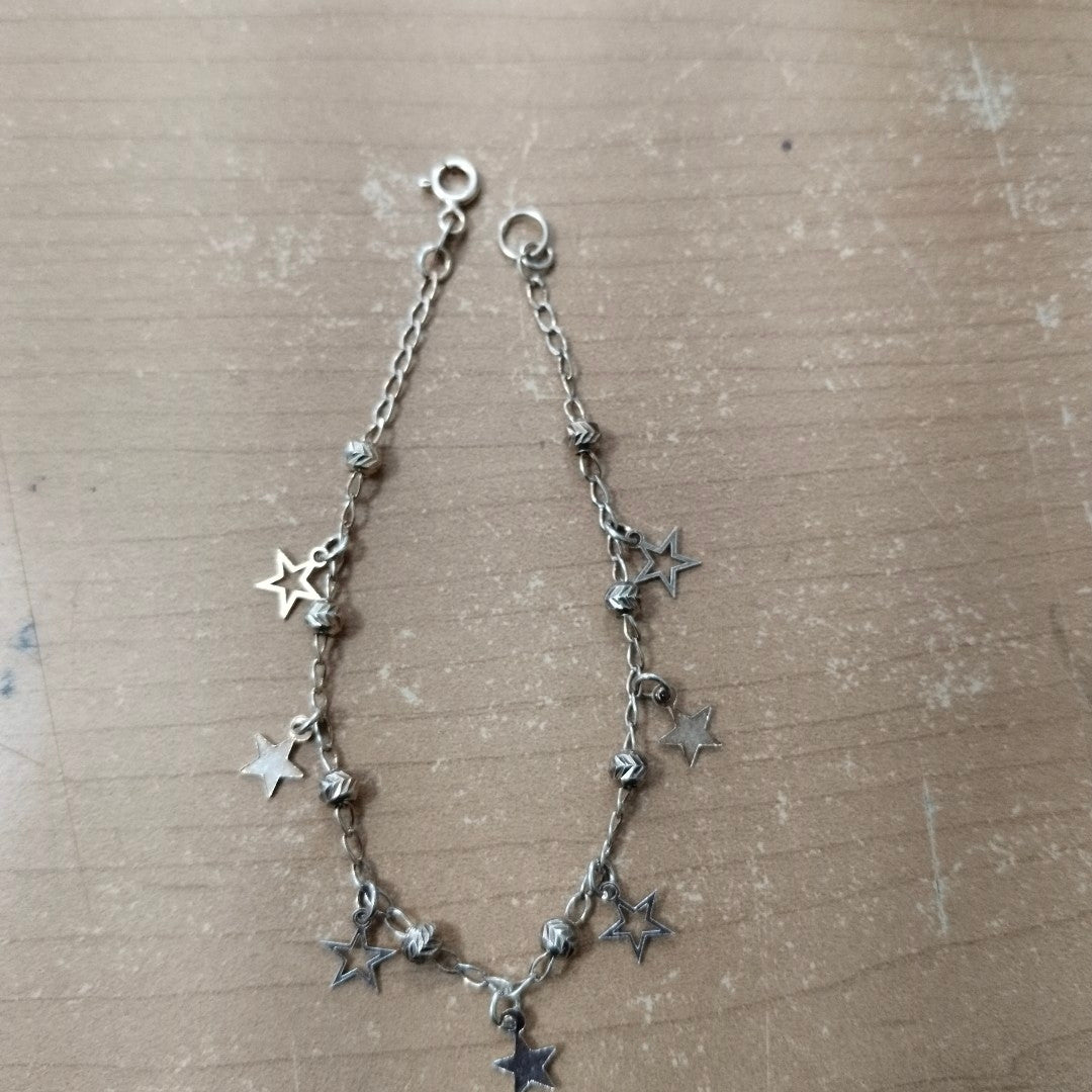 PULSERA TEJIDO ESPECIAL PLATA .925 18 CM 3.1 GR (NUEVO)