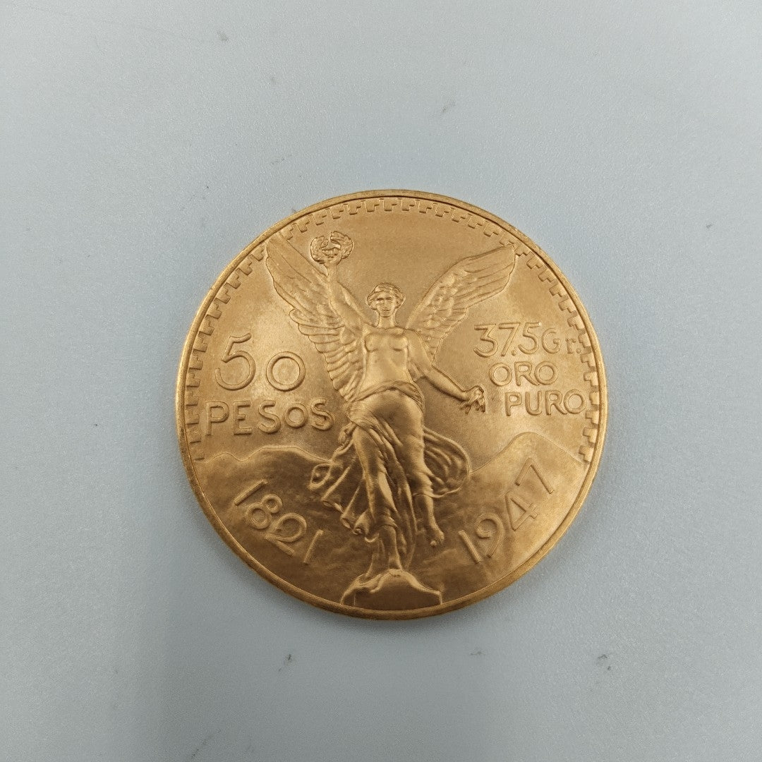 K1 41.6 GRMS 21 K IDENTIFICACIÓN MONEDA NOMINATIVA MONEDAS PESOS 50 PESOS (SEMINUEVO)