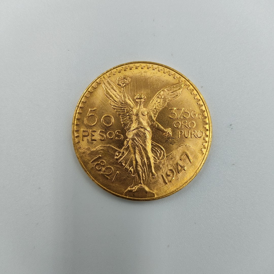 K1 41.6 GRMS 21 K IDENTIFICACIÓN MONEDA NOMINATIVA MONEDAS PESOS 50 PESO (SEMINUEVO)