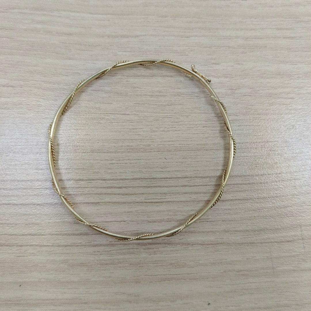 PULSERA RIGIDA ORO 14 K 6.1 GRMS (SEMINUEVO)