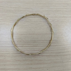 PULSERA RIGIDA ORO 14 K 6.1 GRMS (SEMINUEVO)