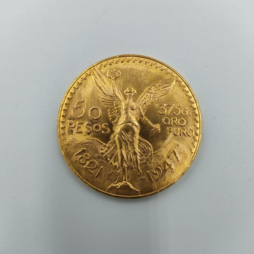 K1 41.6 GRMS 21 K IDENTIFICACIÓN MONEDA NOMINATIVA MONEDAS PESOS 50 PESO (SEMINUEVO)