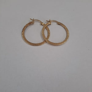ARRACADAS PAR ORO 10 K 1.8 GRMS (SEMINUEVO)