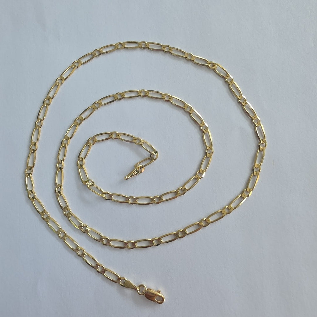 CADENAS 1X1 ORO 14K 55 CM 7.4 GR (NUEVO)