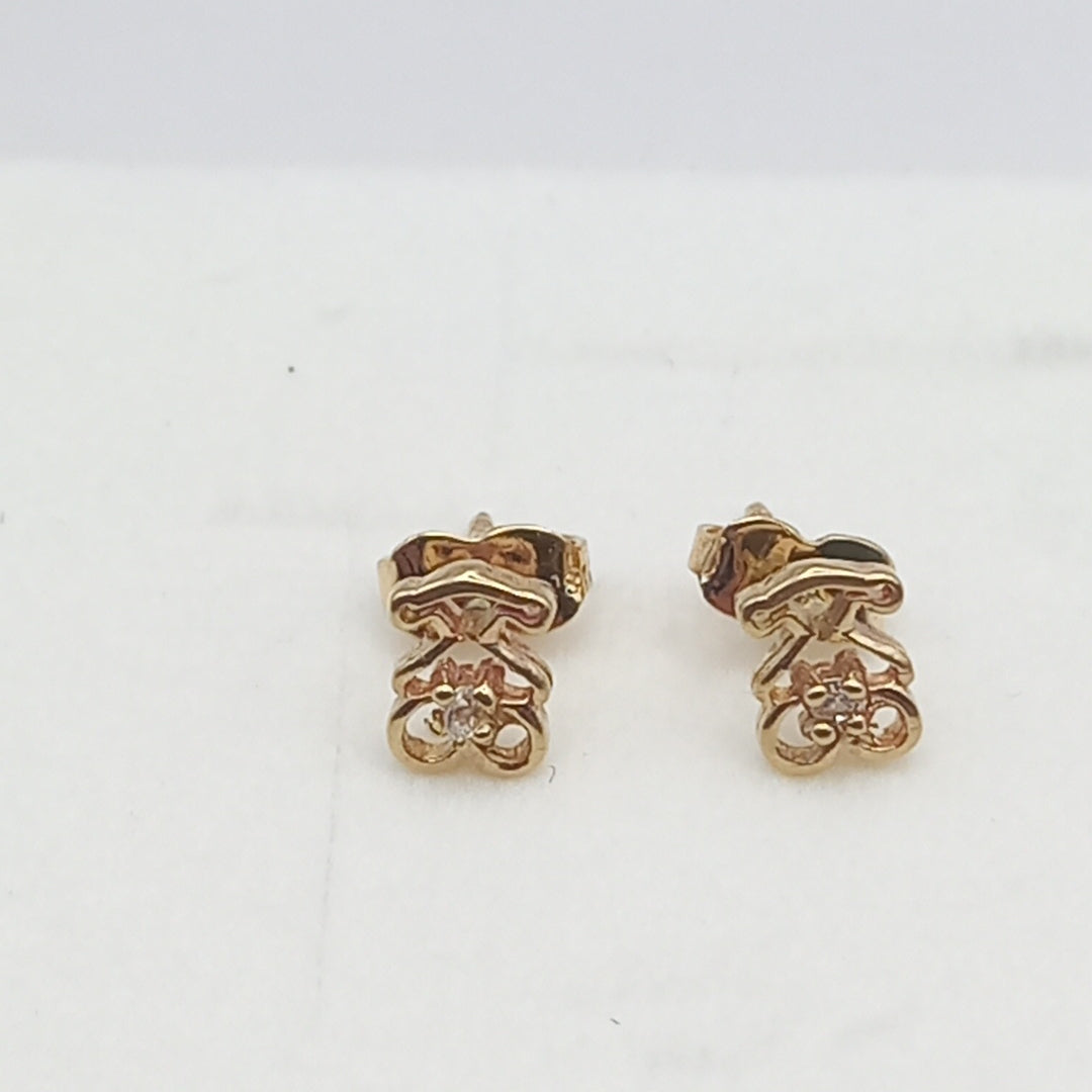 ARETES PAR ORO 10 K 1 GRMS (SEMINUEVO)