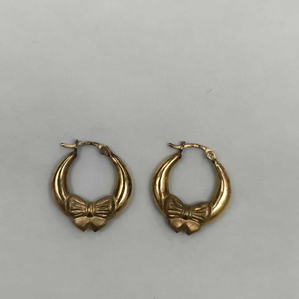 ARRACADAS PAR ORO 14 K 2,00 GRMS (SEMINUEVO)