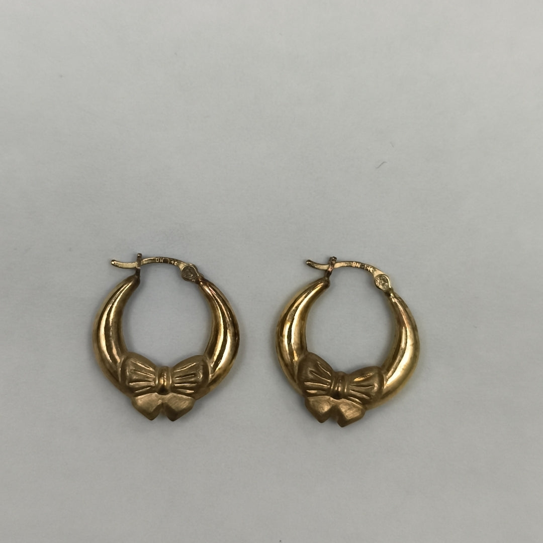 ARRACADAS PAR ORO 14 K 2,00 GRMS (SEMINUEVO)