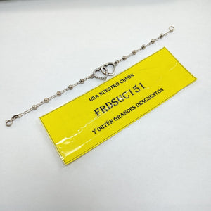 PULSERA TEJIDO TEJIDO ESPECIAL PLATA .925 18 CM 3.9 GR (NUEVO)