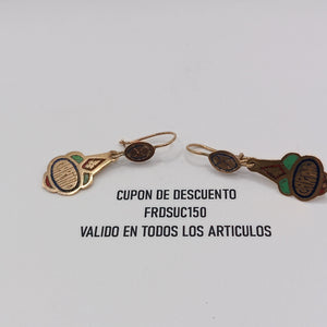 ARETES PAR ORO 8 K 4 GRMS (SEMINUEVO)