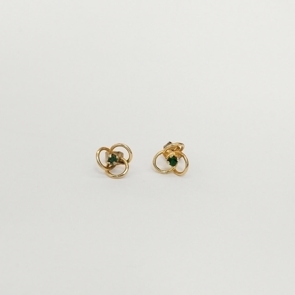 BROQUELES PAR ORO 14 K 1,50 GRMS (SEMINUEVO)
