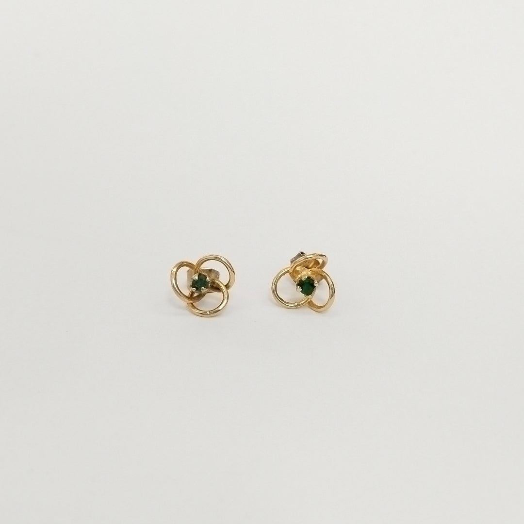 BROQUELES PAR ORO 14 K 1,50 GRMS (SEMINUEVO)