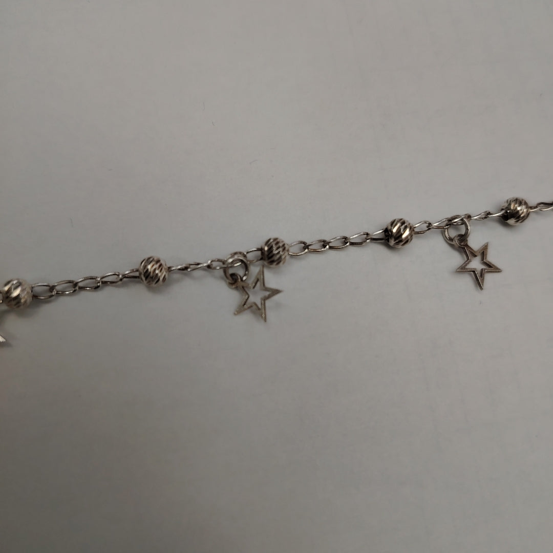 PULSERA TEJIDO ESPECIAL PLATA .925 18 CM 2.7 GR (NUEVO)