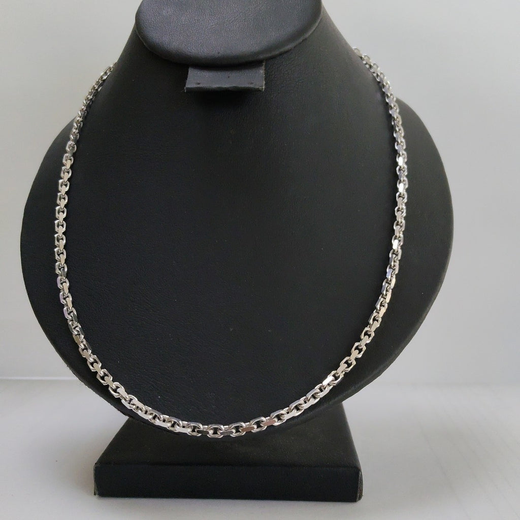 CADENA ORO, ORO BLANCO 14 K 26.9 GRMS (SEMINUEVO)