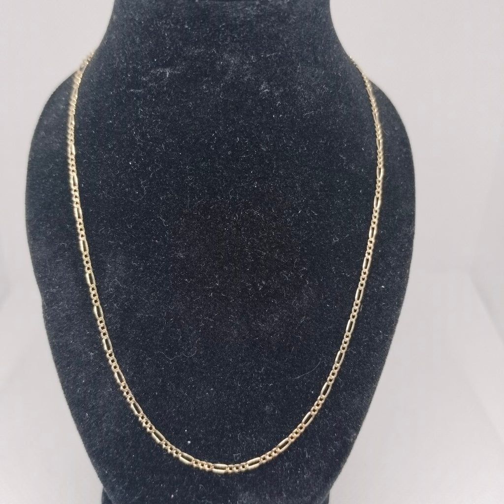 CADENAS TEJIDO 3X1 ORO 14K 55 CM 2.4 GR (NUEVO)