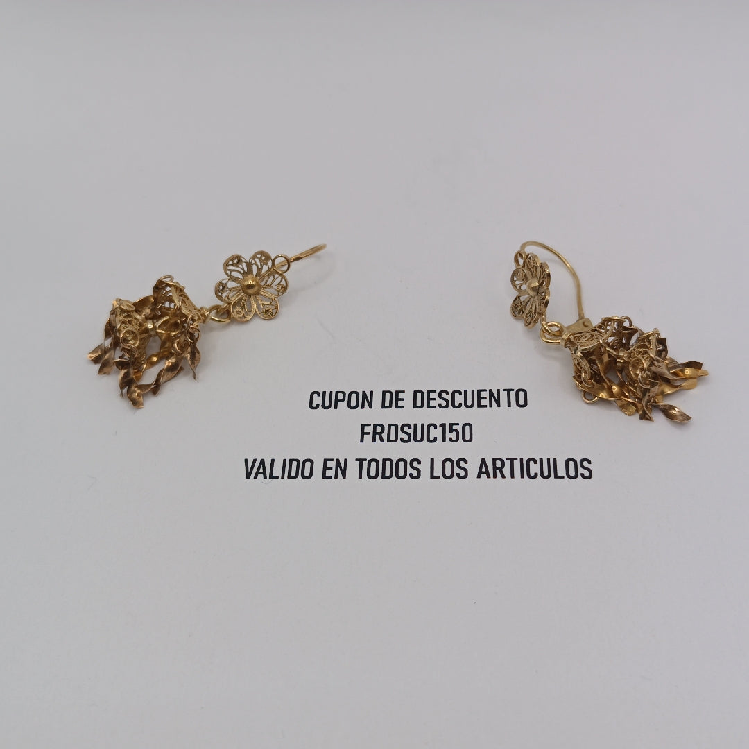 ARETES PAR ORO 10 K 6.4 GRMS (SEMINUEVO)