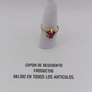 ANILLO ORO 14 K 2.2 GRMS (SEMINUEVO)