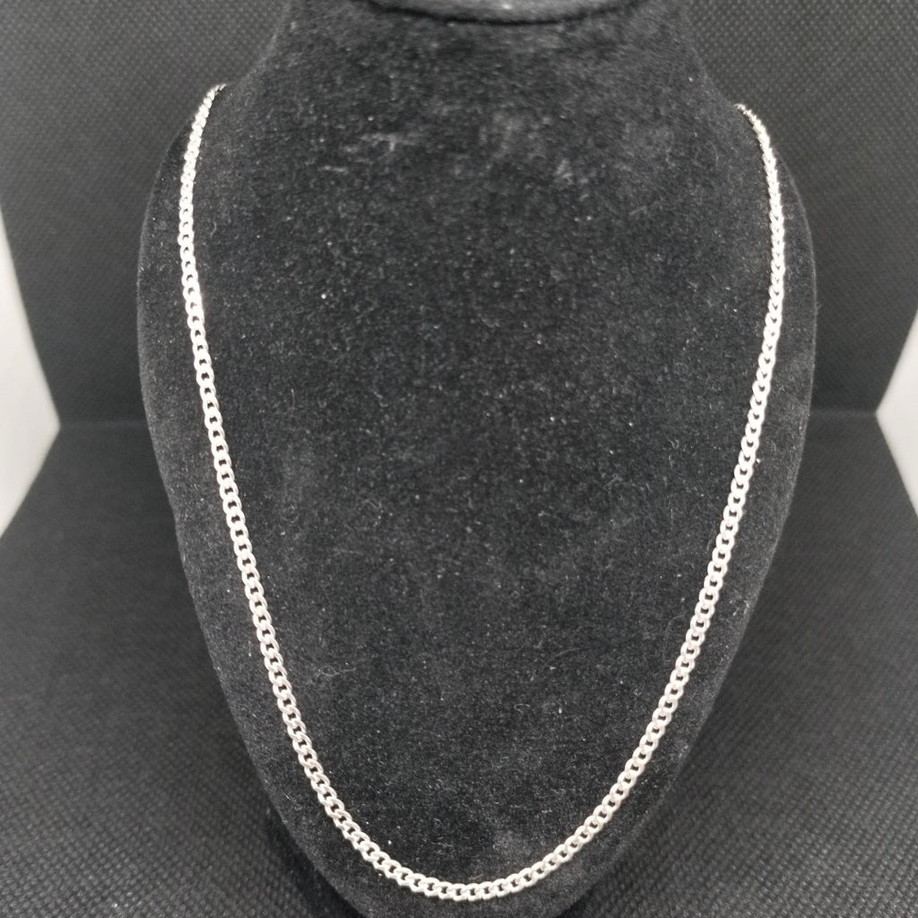 CADENA TEJIDO BARBADO PLATA .925 60 CM 5.6 GR (NUEVO)